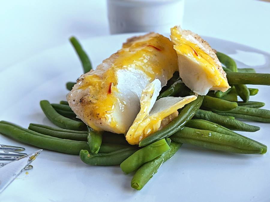 Slow Roasted Haddock With Saffron Sauce Recipe Cuisine Fiend